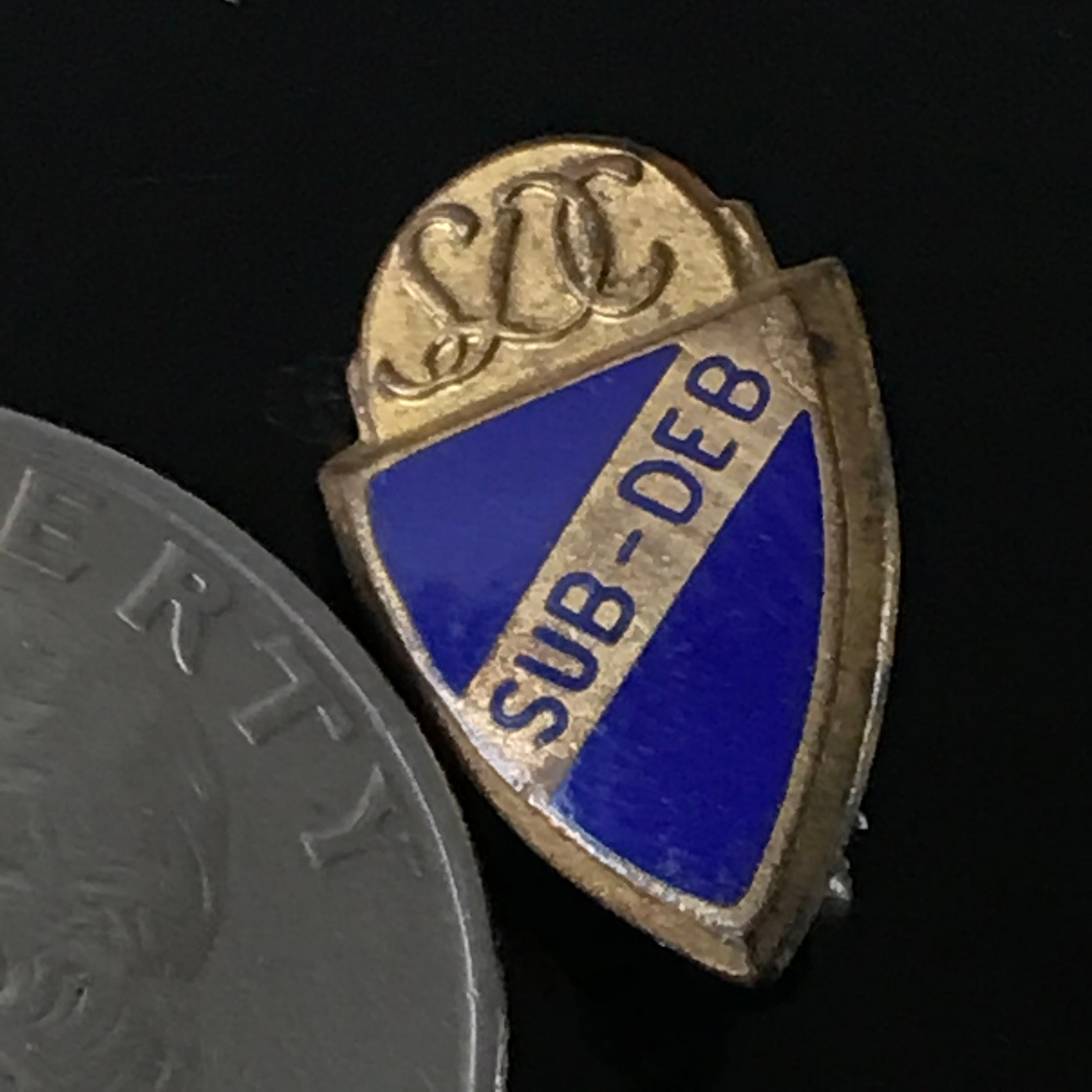 Vintage SDC SubDeb Soriety Lapel Pin Etsy