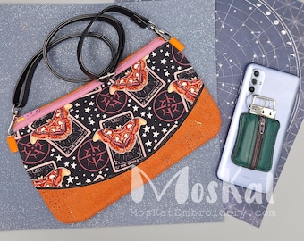 Tarot purse "The World" Moth purse