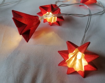 20pcs - guirlande lumineuse - rouge - LED