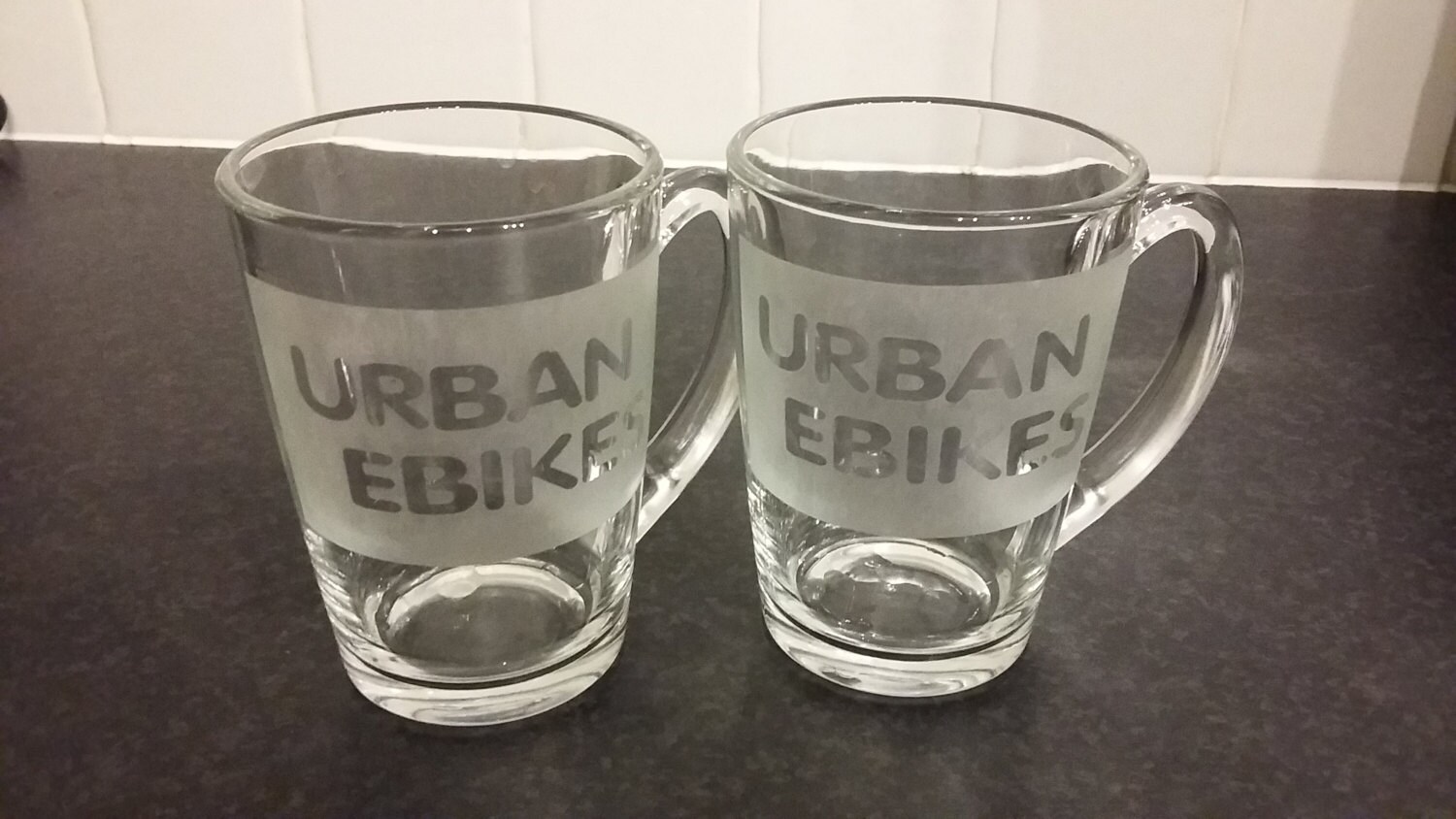 Personalized etched glass mugs Etsy