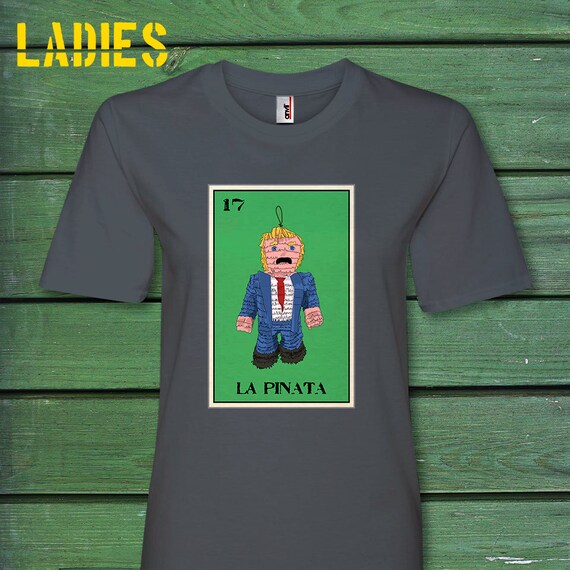 Pinata Loteria Ladies Teemexican Loterialoteria Etsy