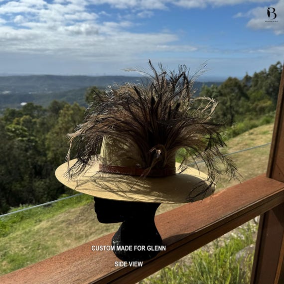 100 Australian EMU Mixed Feathers - SLOUCH HAT, FLY FISHING - Foto 2