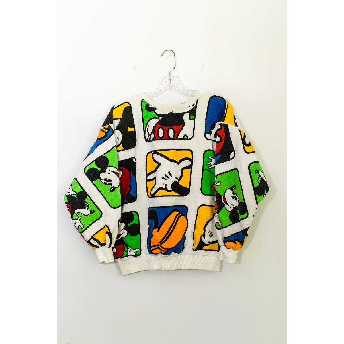 80s Mickey J.G HOOK USA企画 ビッグロゴ ニット セーター Vintage Mickey & Co. by J.G. Hook Mickey Mouse Knitted