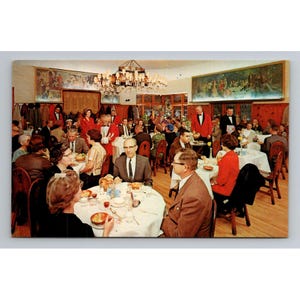 Carte postale du restaurant à vin Schober's Austrian Room New York non référencée