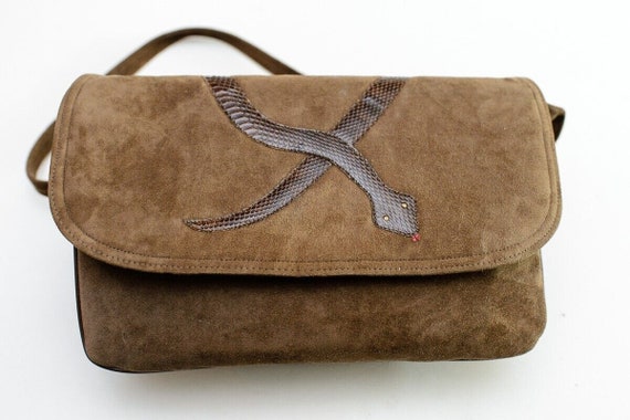 Vintage Allison Bag Genuine Leather Shoulder Bag … - image 1