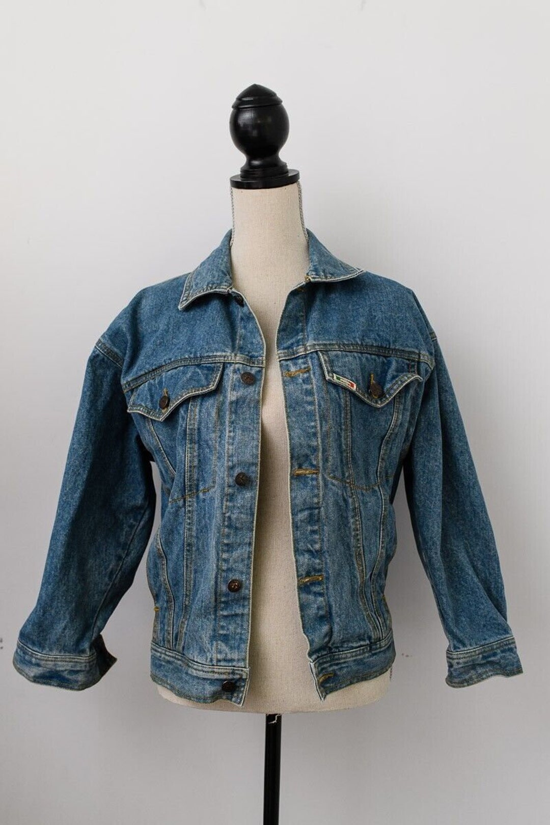 ★2025SS新作★BEENTRILL★WOMAN'S VINTAGE ICE DENIM TRUCKER Frame - Shrunken Trucker Jacket