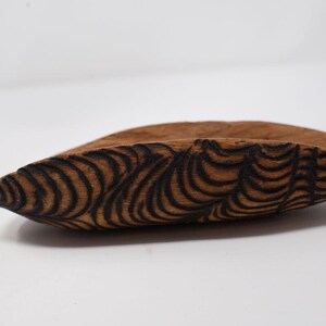 Australian Aboriginal Carved Burnt Wooden Coolamon Bowl Vtg