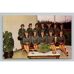 Stary pocztówka Abbott Laboratories Guest Services Escorts z 1963 r.