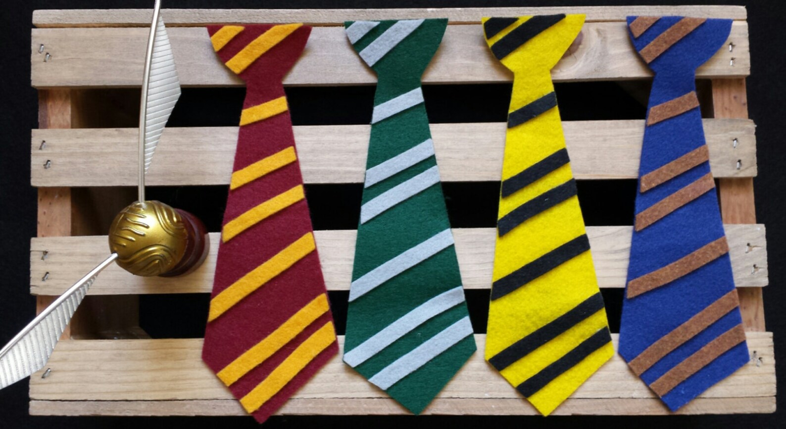 Set of 24 Hogwarts House Ties Etsy
