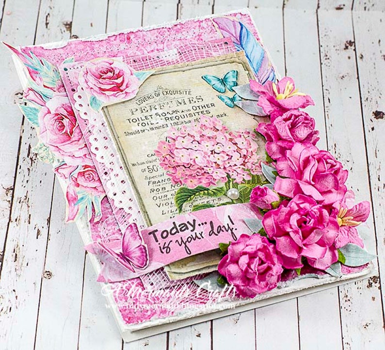 Shabby Chic Today is Your Day Greeting Card