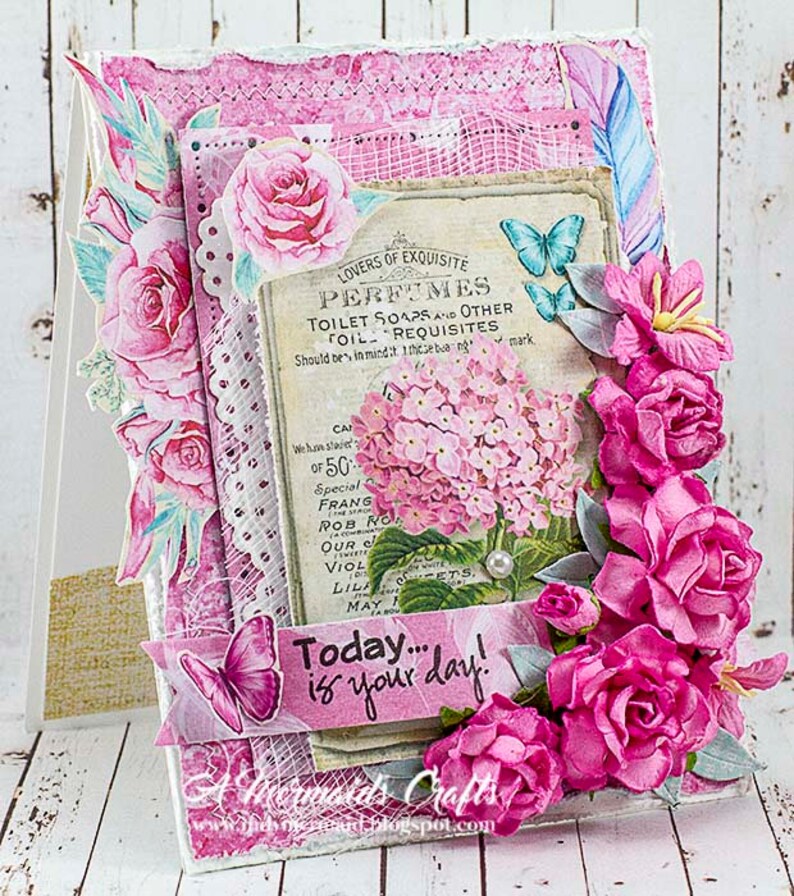 Shabby Chic Today is Your Day Greeting Card