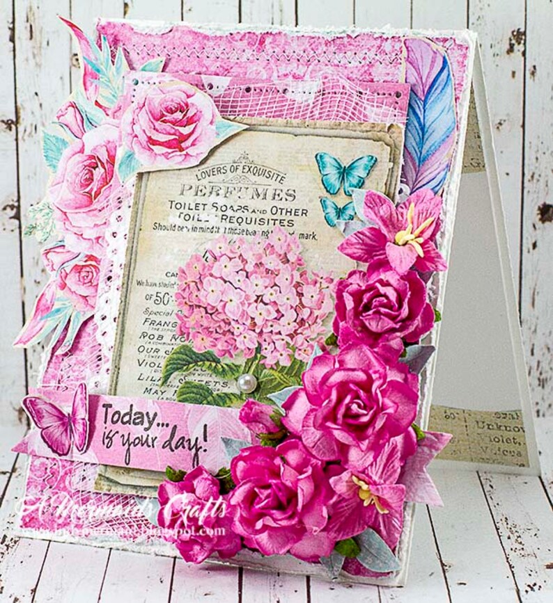 Shabby Chic Today is Your Day Greeting Card