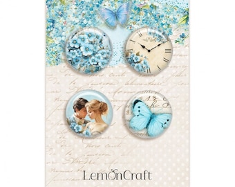 Lemoncraft Cher Journal Forget Me Not Boutons / Badges