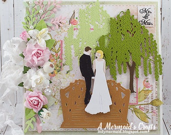 Shabby Chic M. - Mme Carte de vœux de mariage