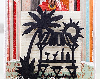 Handmade Beach Life Greeting Carad
