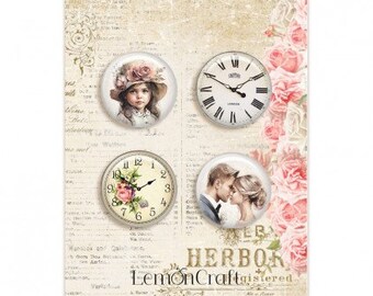 Botones / Insignias de Lemoncraft Secret Garden