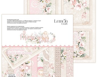 Lemoncraft Mum's Love 8x8 Pila de papel para álbum de recortes