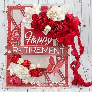 Shabby Chic Happy Retirement Greeting Card