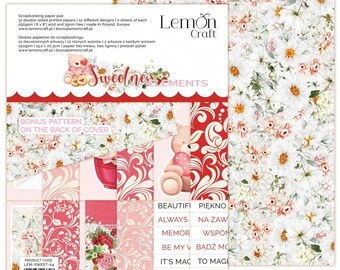 Lemoncraft Sweetness Elements 6x8 Scrapbook Paper Stack