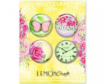 NEW Lemoncraft Fresh Summer Buttons / Badges