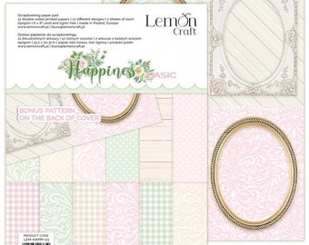 Lemoncraft Happiness Basic 6x8 Scrapbook Paper Stack