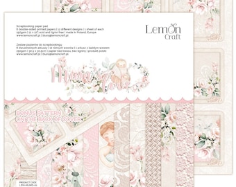 Lemoncraft Mum's Love 12x12 Pila de papel para álbum de recortes