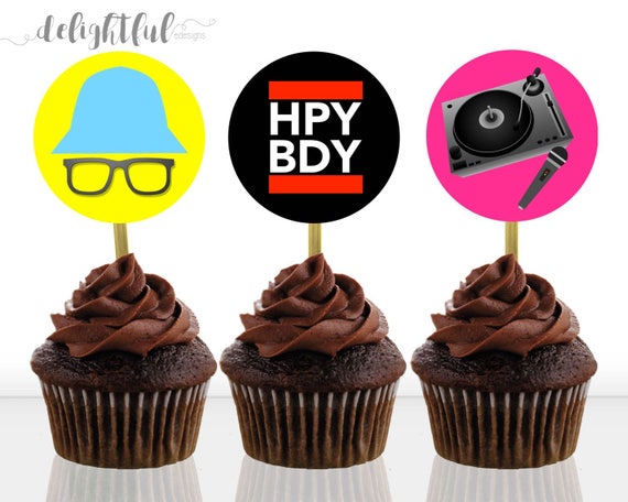 Instant Download Old School Hip Hop Rap 80s Throwback Birthday Etsy