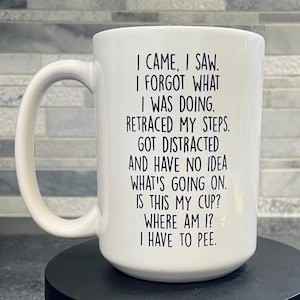 ADHD Mug: Funny Distracted Quote Coffee Cup