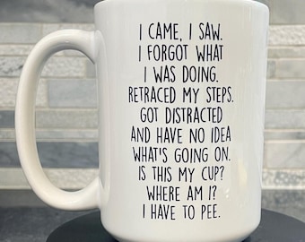 ADHD Mug: Funny Distracted Quote Coffee Cup