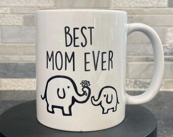 Best Mom Ever Elephant Mug