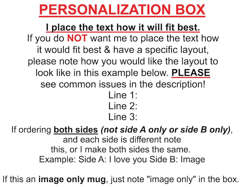 Custom mug that can be personalized with text or a photo: Dishwasher and microwave safe image 9