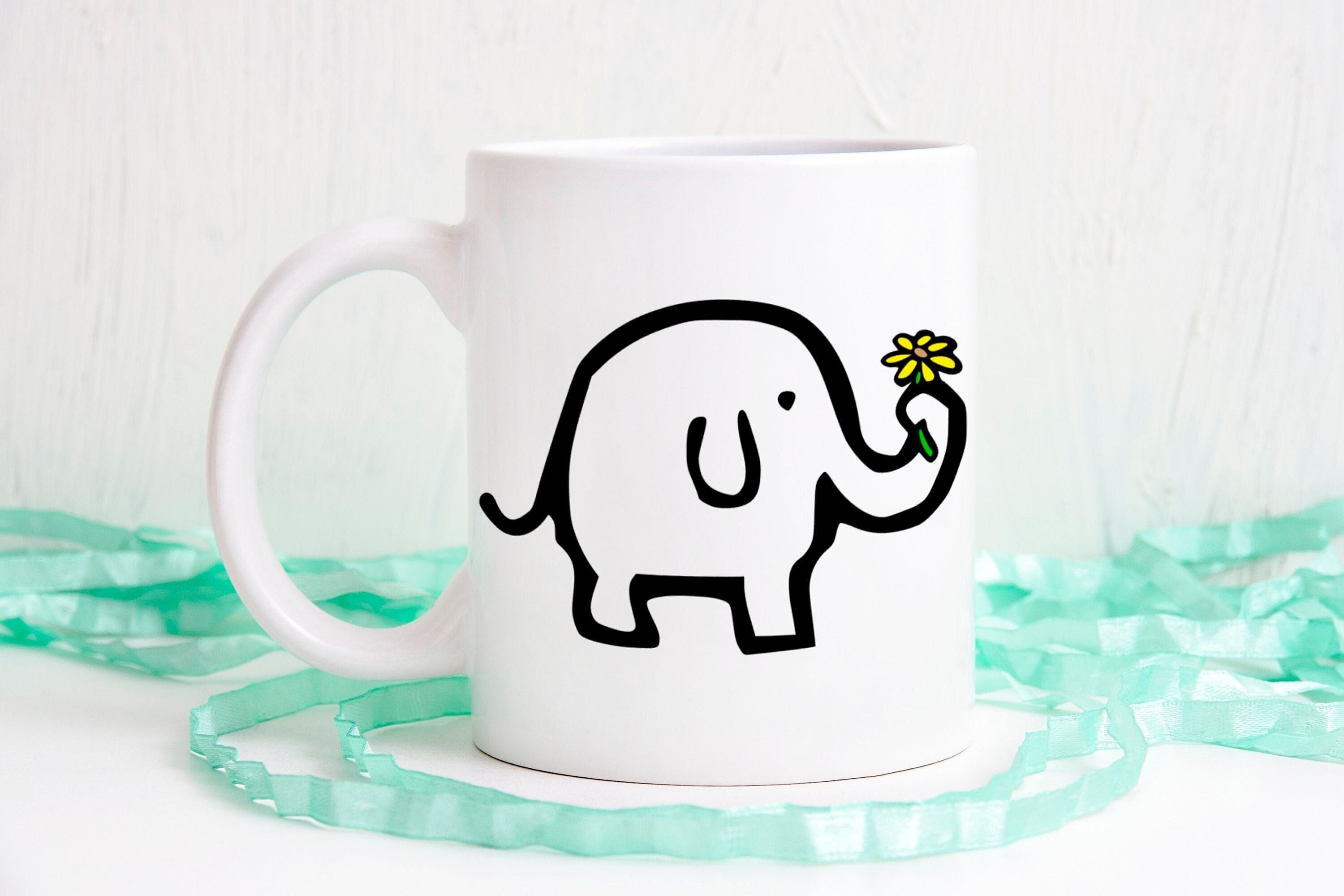 MyGift White Ceramic Unicorn Elephant Coffee Mug - Cute White Elephant  Gift, 3D Animal Design Drinki…See more MyGift White Ceramic Unicorn  Elephant