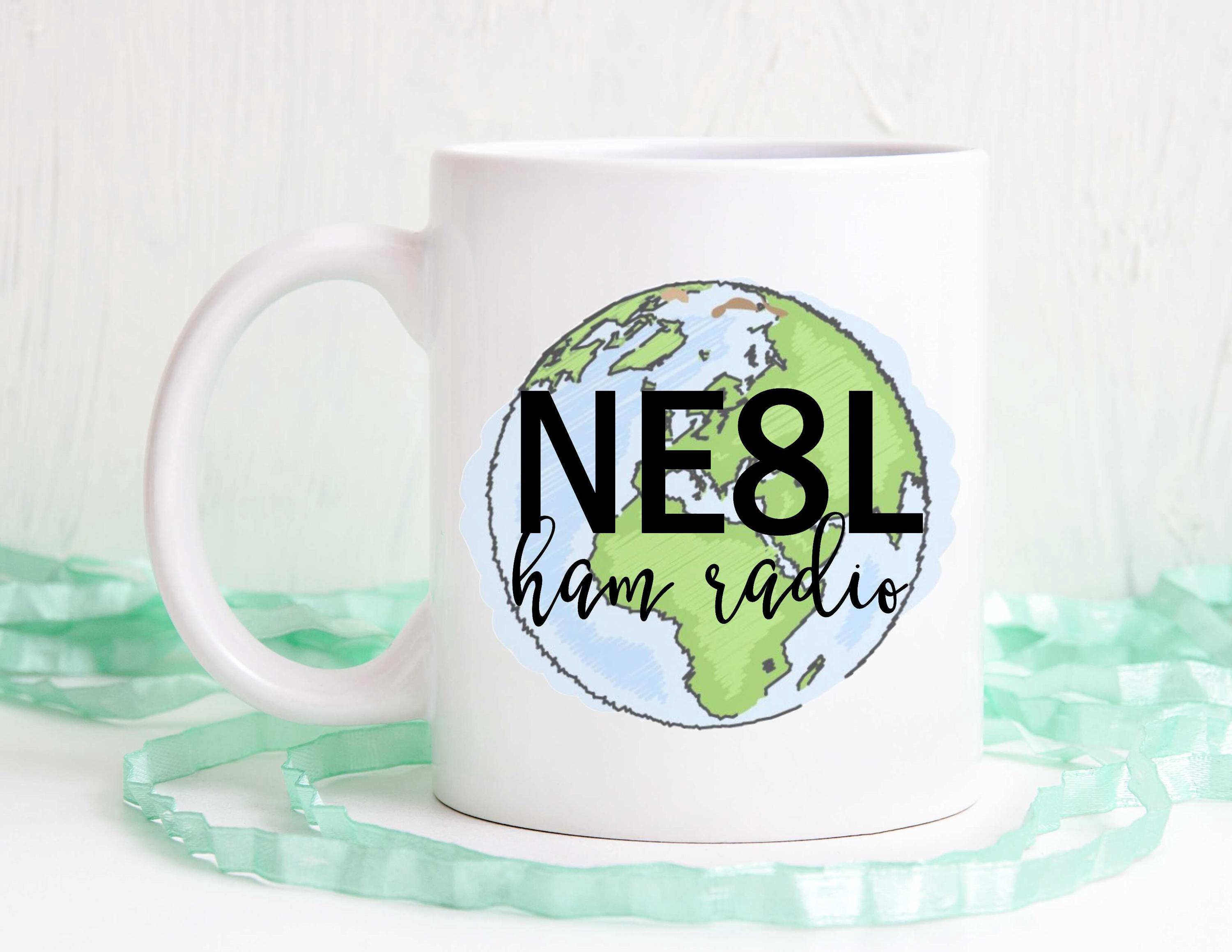 Personalized Ham Radio Mug: Custom Call Sign Coffee Mug - Etsy