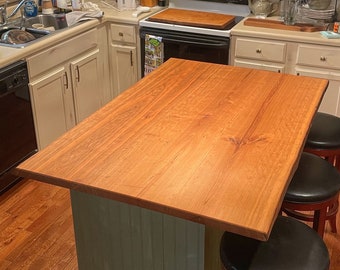 Custom Cherry Kitchen Island/Countertop, Custom Wood Kitchen Countertop, Wood Kitchen Island