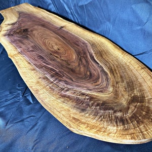 Live Edge Black Walnut Tabletop - Choose Leg Option, Unique Hall Table, Modern Console Table, Modern Hall Table