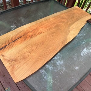 Appalachian Cherry Live Edge Hall Table - Choose your own legs!