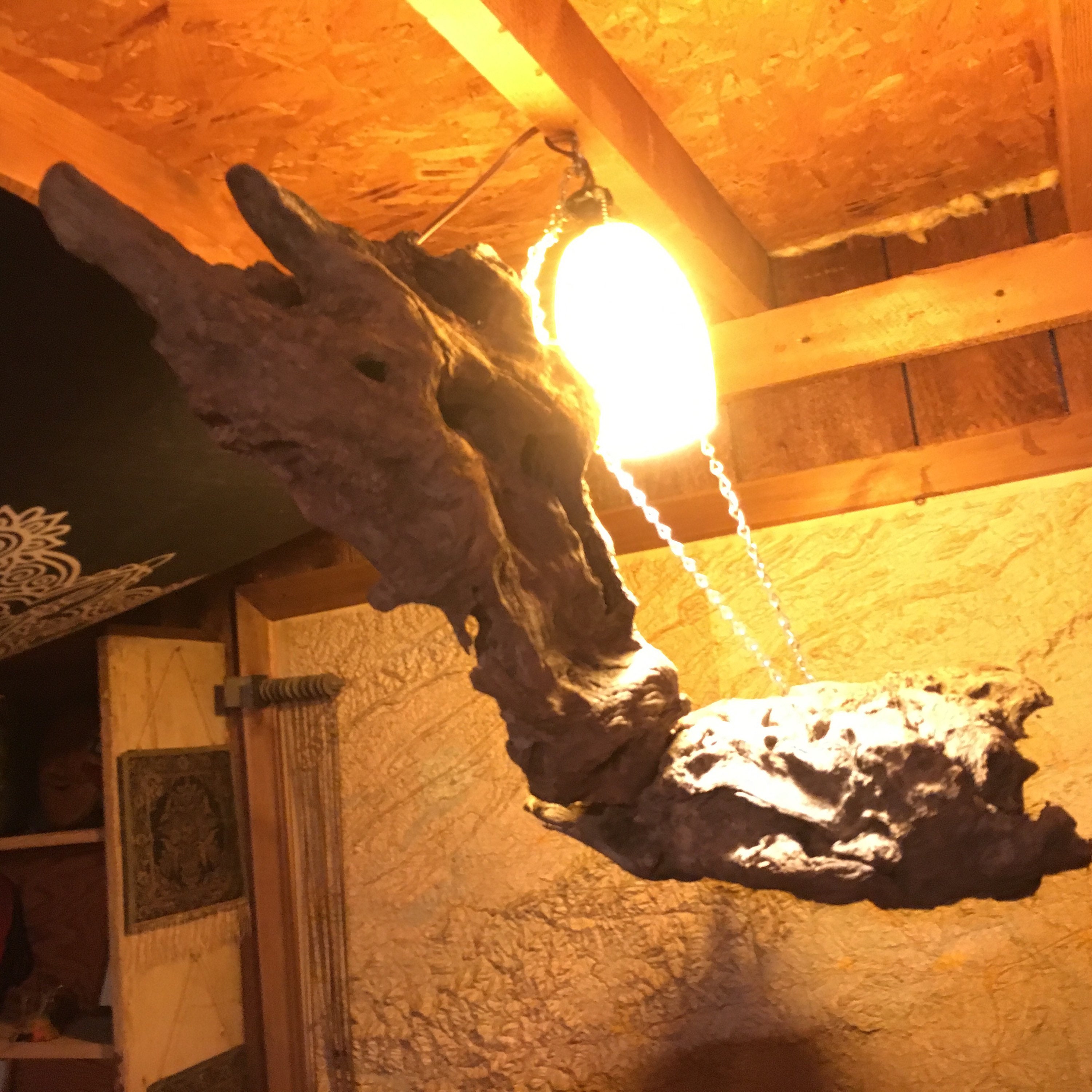 Driftwood Hanging Light Fixture, Reclaimed Wood, Reclaimed Light, Salvaged Wood, Natural Patina, Rustic Ceiling Light, Wood Chandeliers