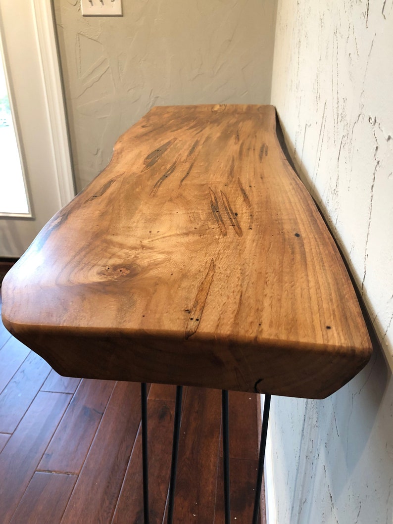 Custom Ambrosia Maple Live Edge Wood Table Live Edge Wood Etsy