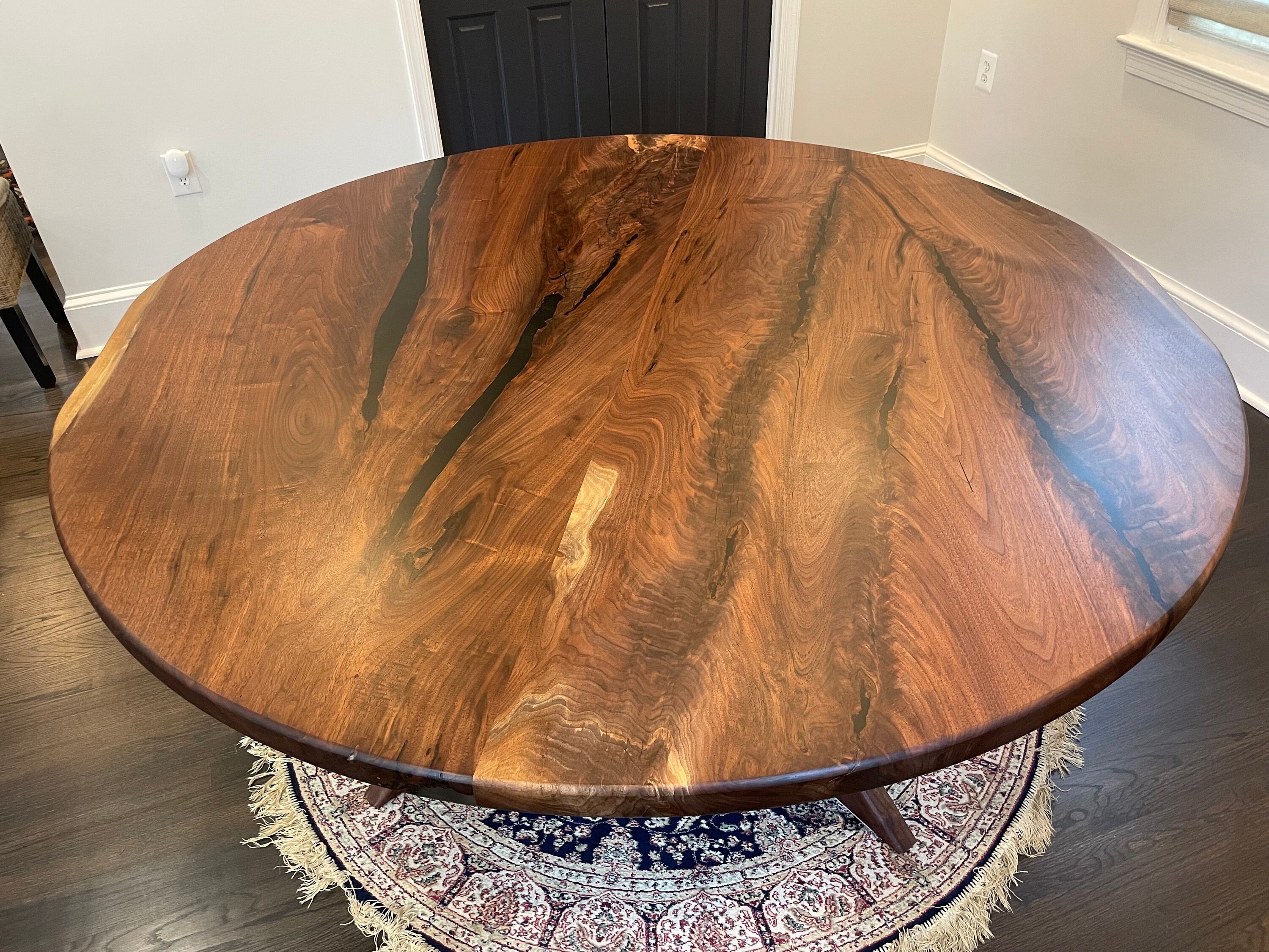 6 foot round dining table discount