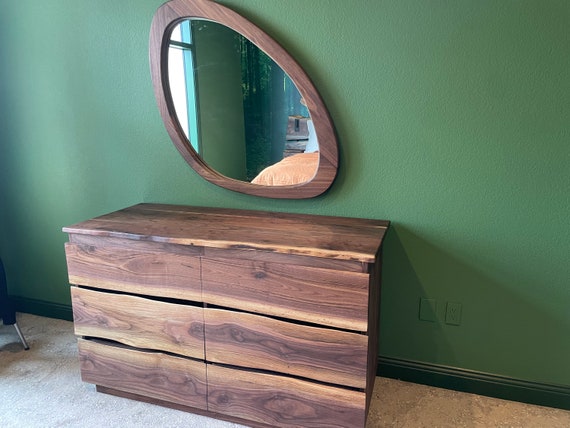 Live Edge Black Walnut Dresser - Etsy