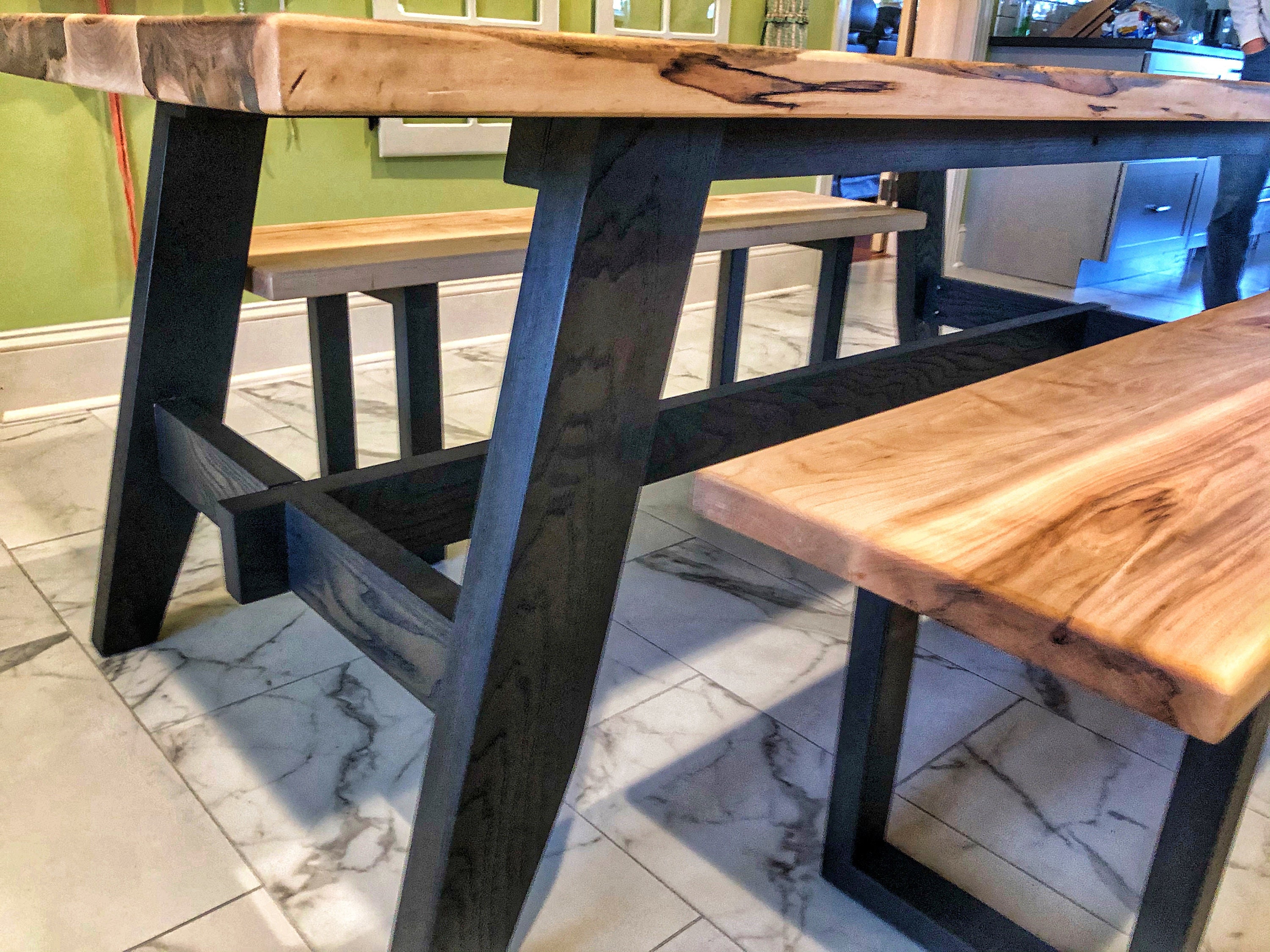 Custom Built Dining Table, Solid Wood Dining Table - Etsy