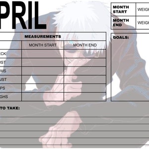 Anime Fitness Tracker