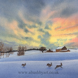 Hares on the run