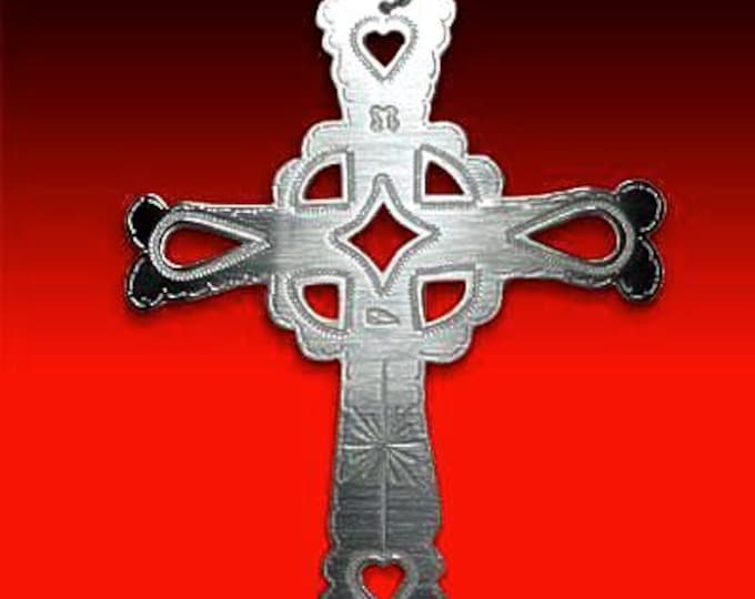 Hudson Bay Co. Silver Trade Cross Montreal, these silver trade crosses hand-etched accents and hallmarked and religious to Native Americans