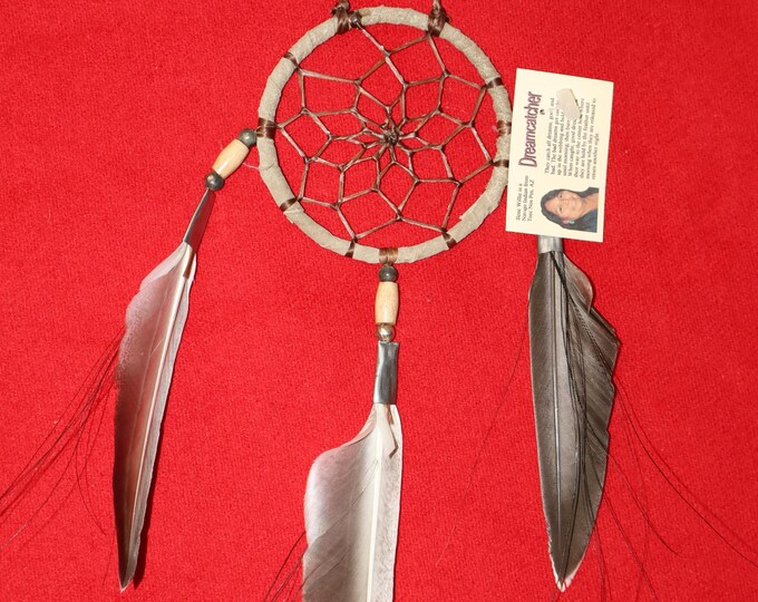 Dreamcatcher protect sleeping people Native American made Authentic Each one with a photo by  craftsman Original asinaabe