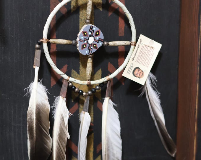 Genuine Navajo Handmade Medicine Wheel representing the 4 Directions