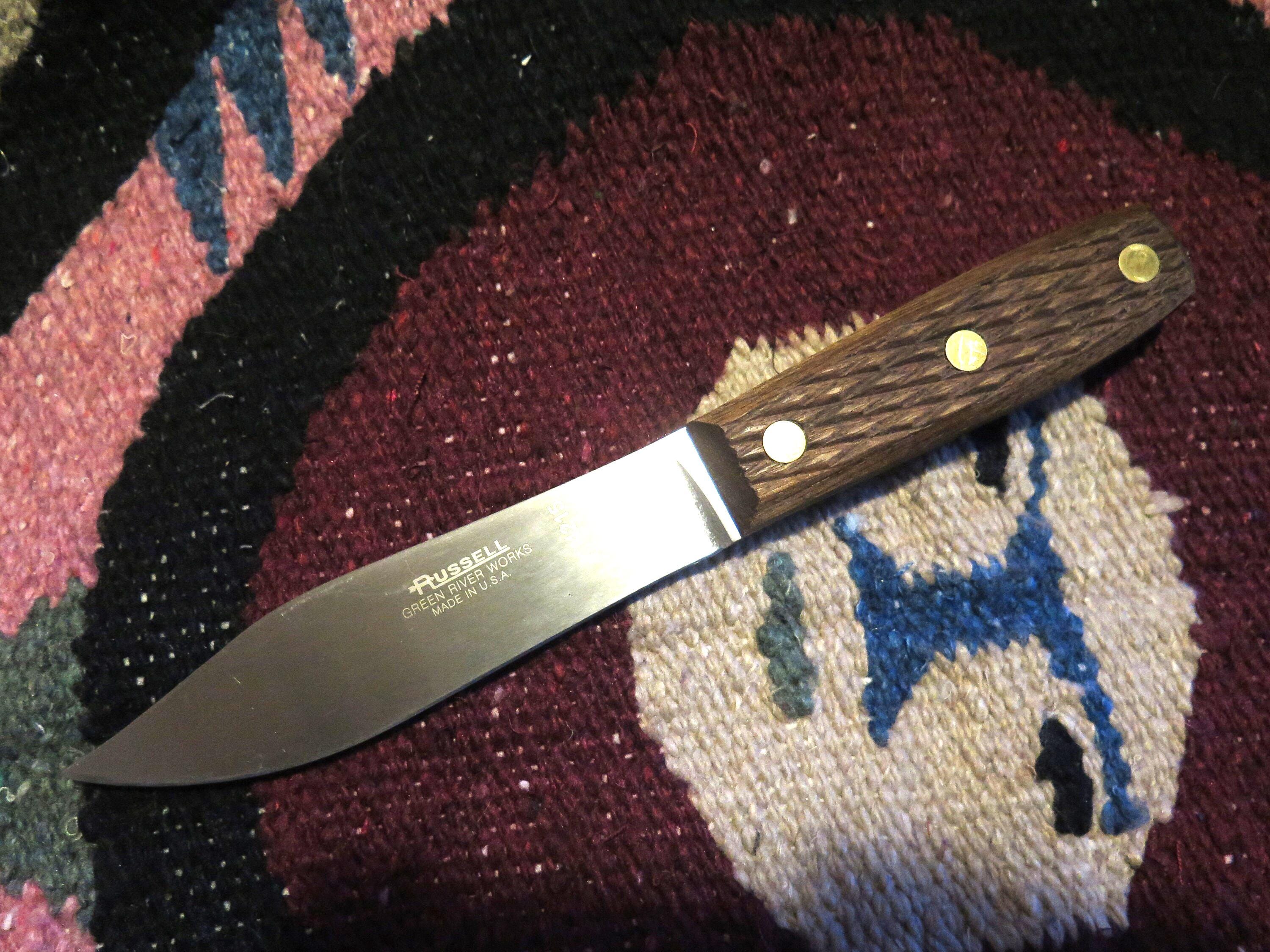 Authentic Pre-1850s Mountain Man Knife - Genuine J Russell Authentic Pre-1850s Mountain Man Knife - Genuine J Russell