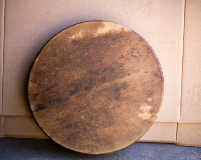 Native American Rare Beaver 12" or 10" Drum and Stick its Voice of the a thundering Sound Journey to the Sacred Center is the Beaver