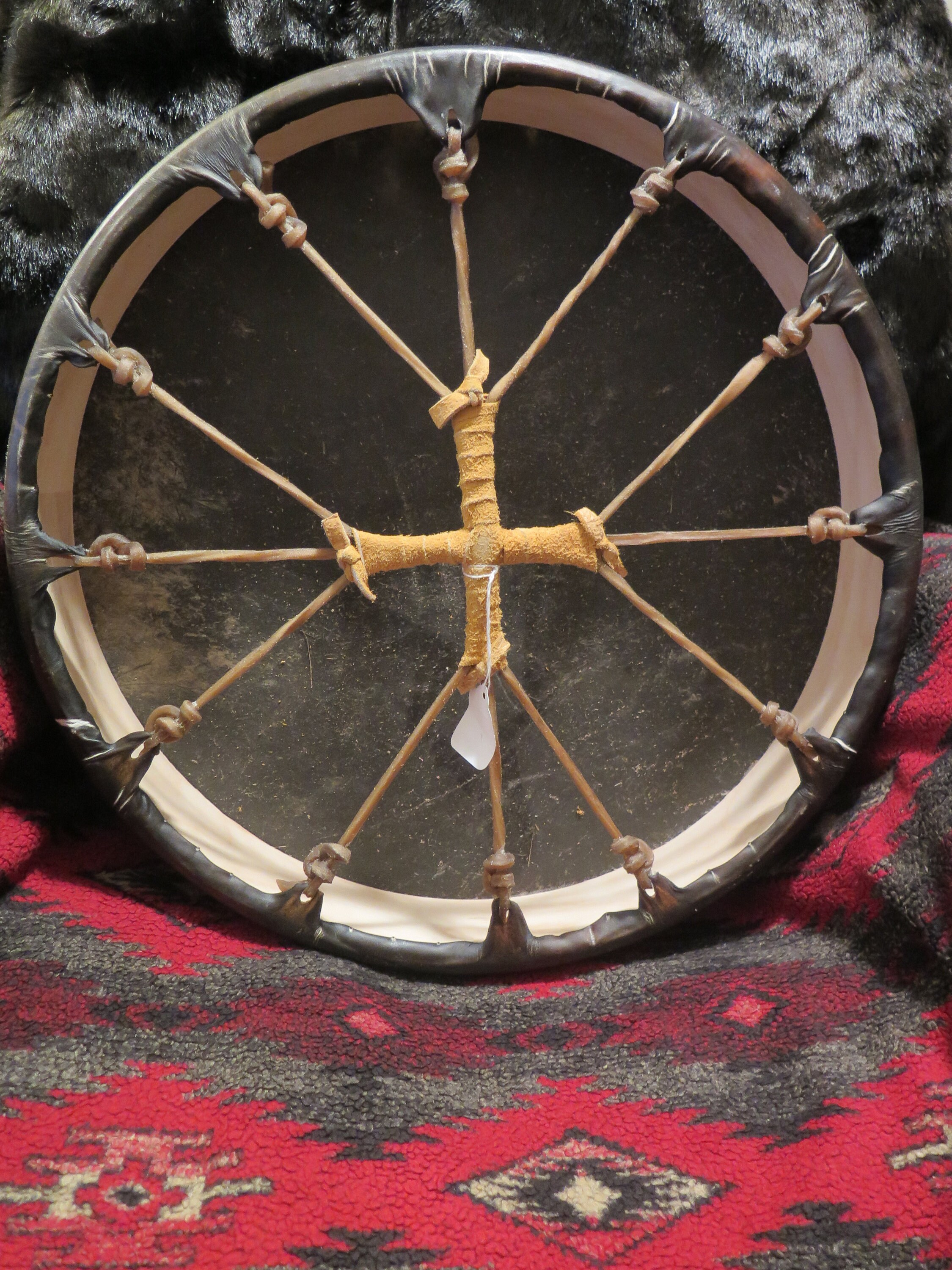 BEAR LAST ONE'S Native American 12 Drums Apaloosa Horse or Bear Drums