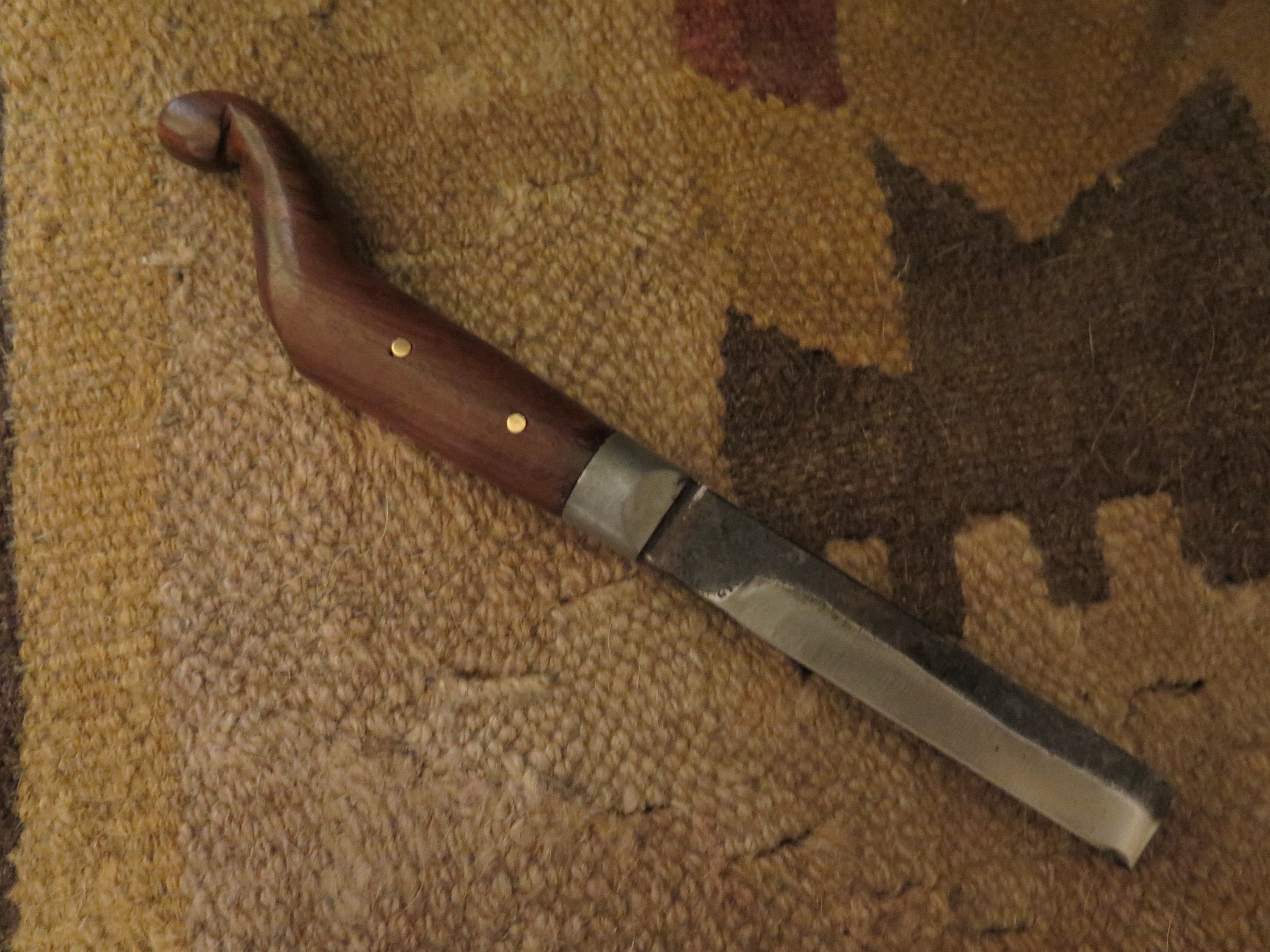 SALENative American Carving Knife called Mocotaugan or Crooked Carving